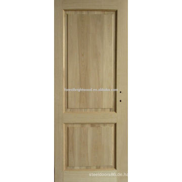 2 Panel Massivholz und MDF-Verbundtür, Holztür für Zimmer